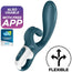 Satisfyer Connect Hug Me Rabbit App Vibrator - Blue