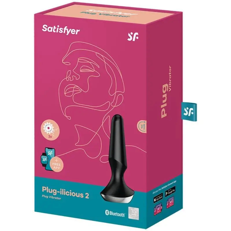 Satisfyer Connect Plug Ilicious 2 Vibrationsstecker - Schwarz