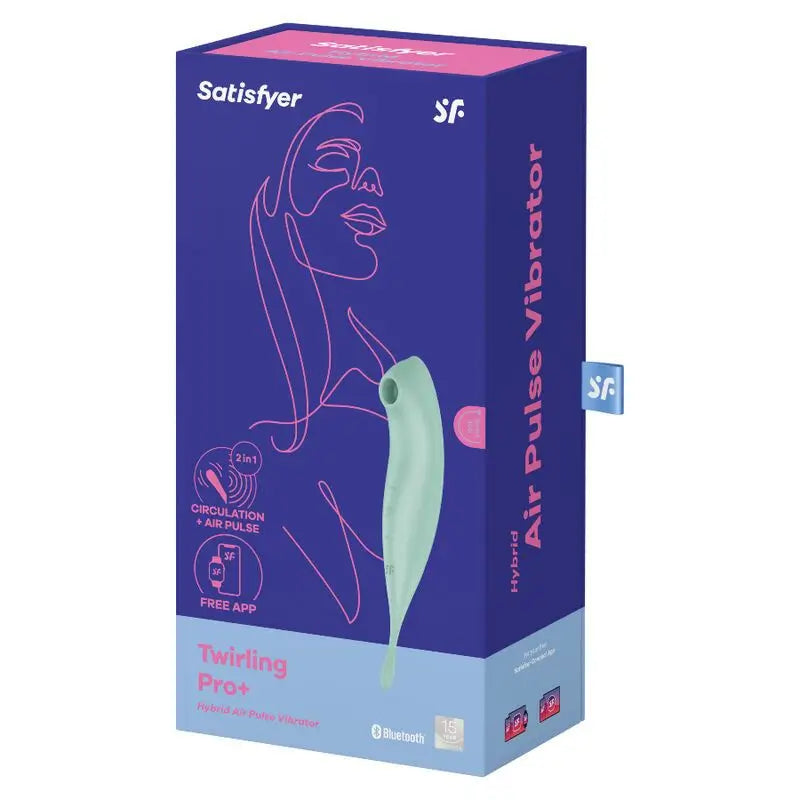 Satisfyer Connect Twirling Pro+ Stimulator & Vibrator App - Grün