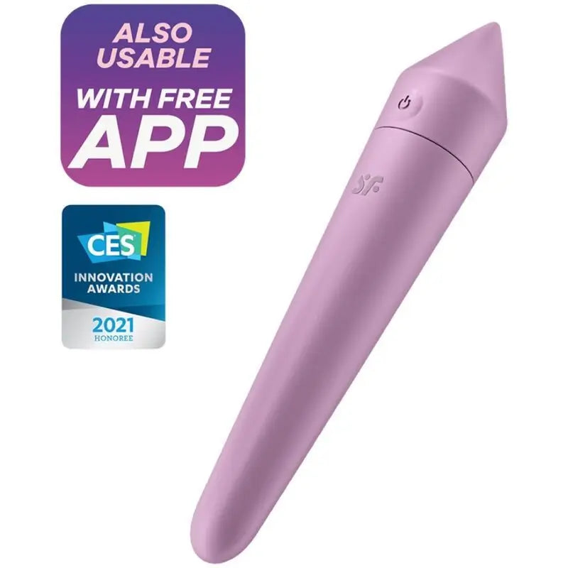 Satisfyer Connect Ultra Power Bullet 8 Lilac Vibrating Bullet
