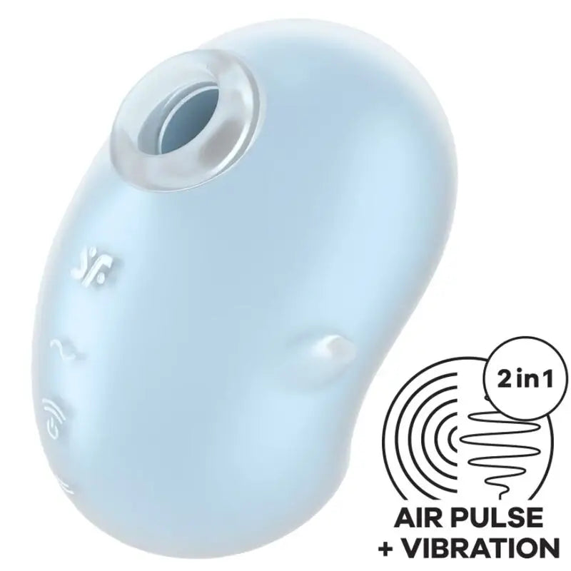 Satisfyer Cutie Ghost Lay-On Vibrator Hellblau