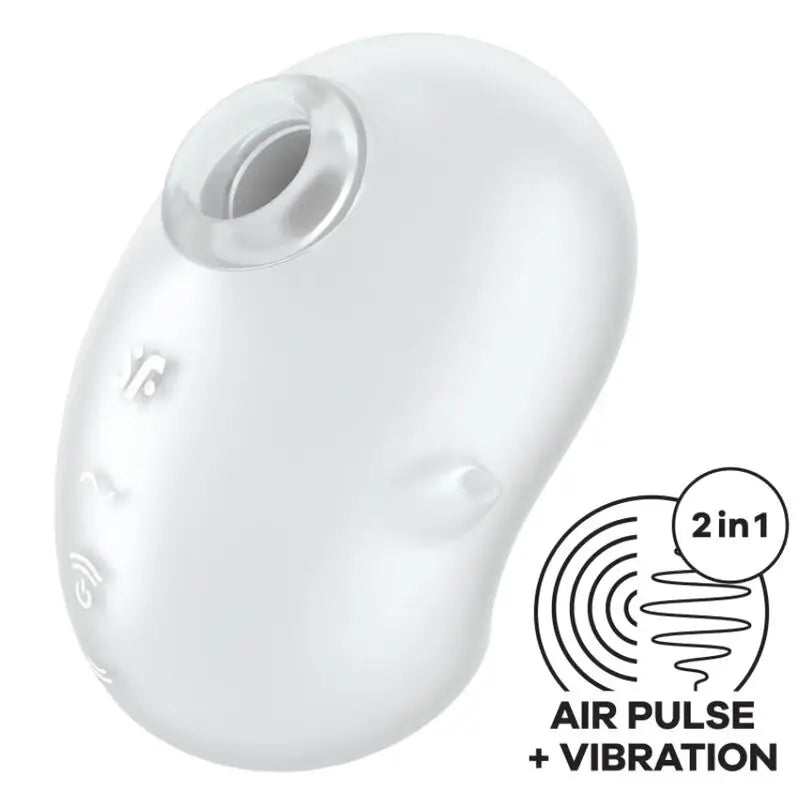 Satisfyer Cutie Ghost Vibrator Lay-On Weiß