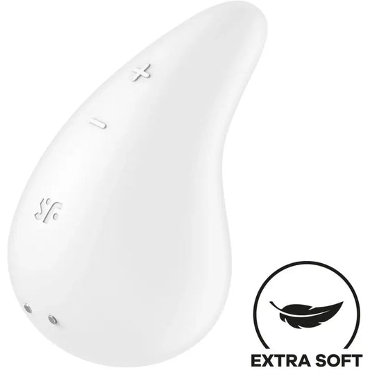 Satisfyer Tau Tropfen Vibrator Lay-On Weiß
