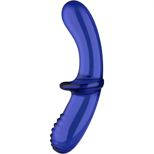 Satisfyer Double Crystal Dildo Blau