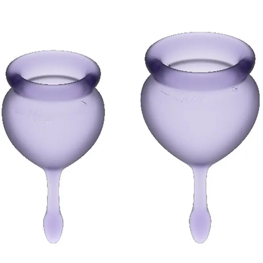Satisfyer Feel Good Menstruationstasse Kit Flieder 15 + 20 ml