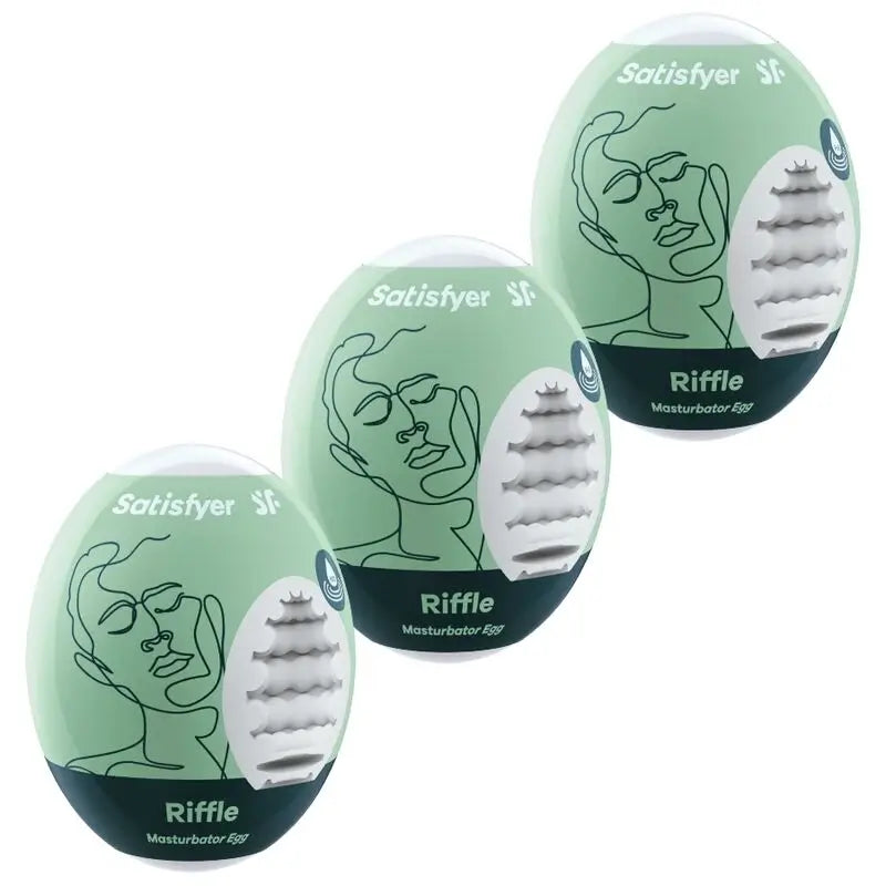 Satisfyer Masturbator Eier Riffel, 3 Einheiten