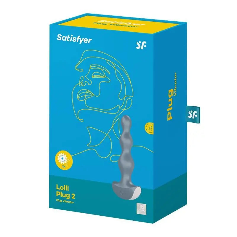 Satisfyer Anal Plug mit Vibration Lolli Plug 2 Ice
