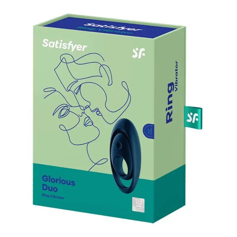 Satisfyer Ring Glorious Duo Vibrationsring Blau