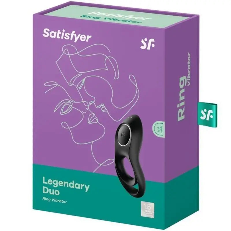 Satisfyer Ring Legendary Duo Vibrationsring Schwarz