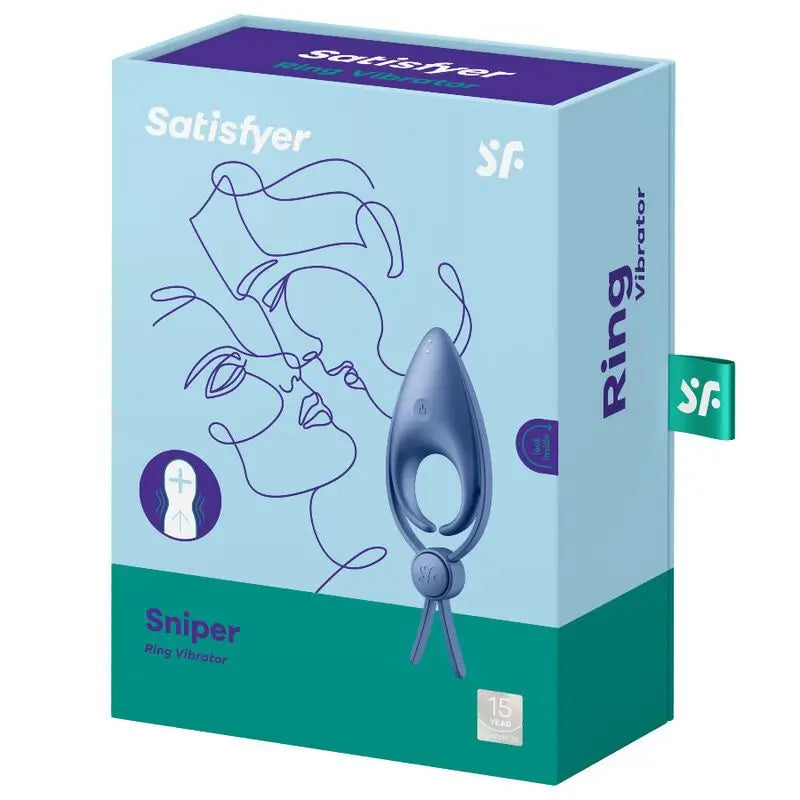 Satisfyer Ring Sniper Vibrationsring Blau