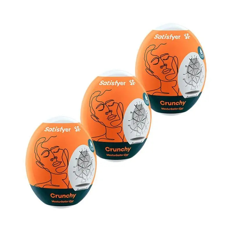 Satisfyer Set 3 Masturbator Ei Modell Knusprig