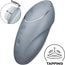 Satisfyer Tap & Climax 1 Vibrator Lay-On Grau