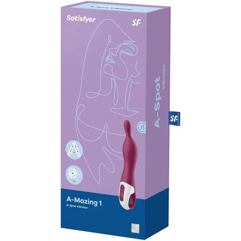 Satisfyer Vibrator A-Mazing 1 A-Punkt Vibrator - Beere