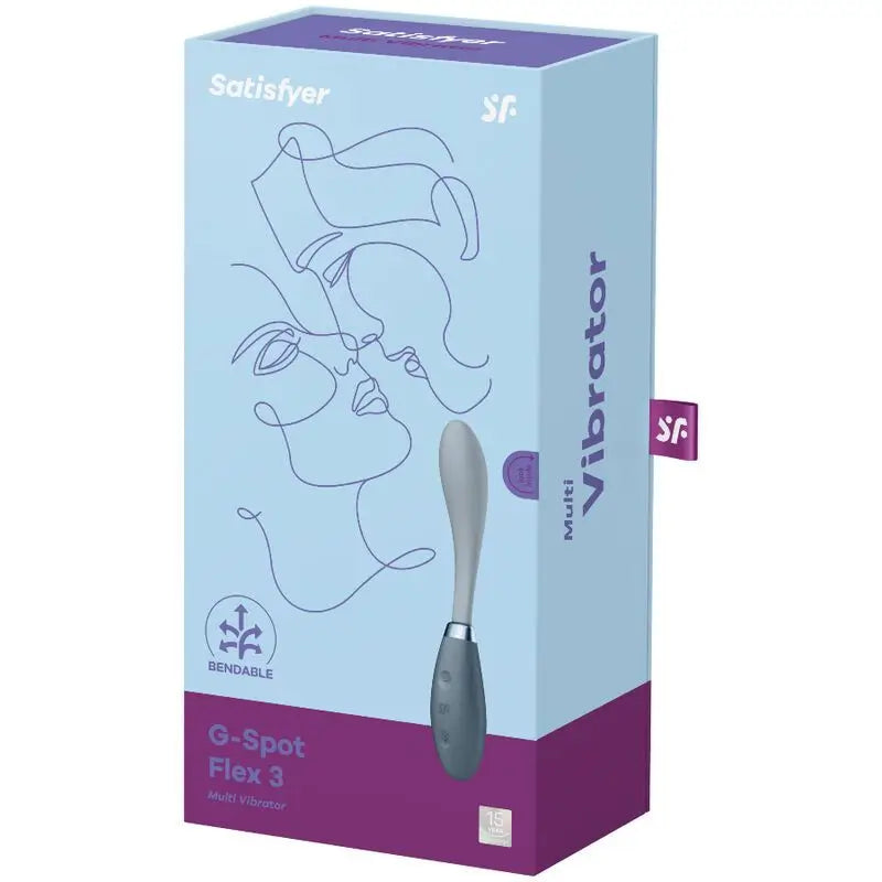 Satisfyer Vibrator G-Spot Flex 3 Multi Vibrator - Grau