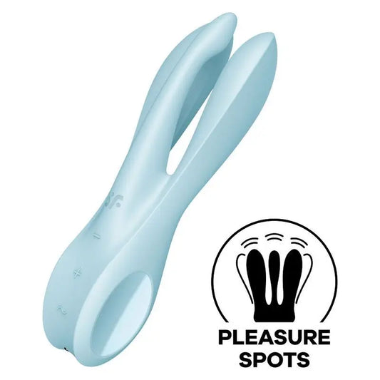 Satisfyer Vibrator Threesome 1 Vibrator - Blue