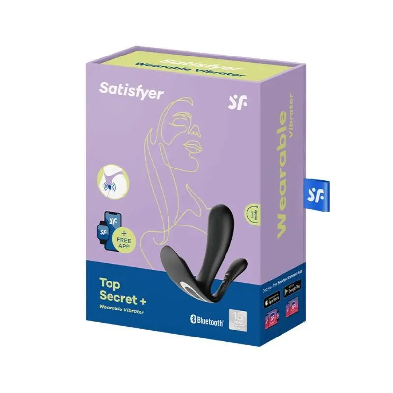 Satisfyer Vibrator Top Secret + Vibrator Schwarz
