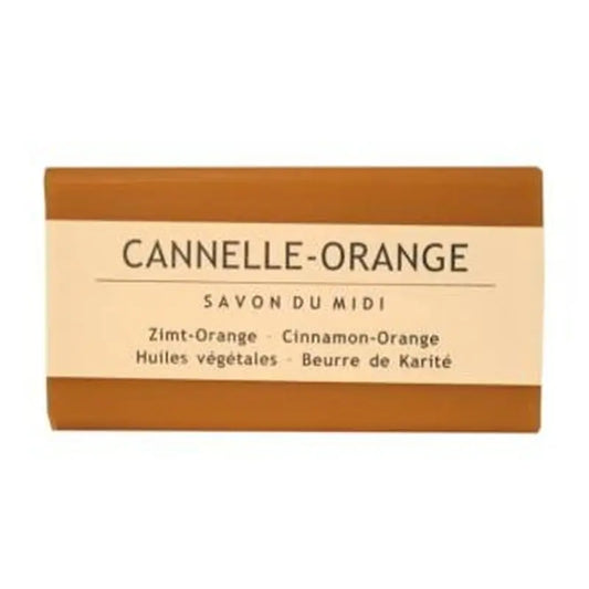 Savon Du Midi Cinnamon & Orange Soap Bar 100Gr. Bio