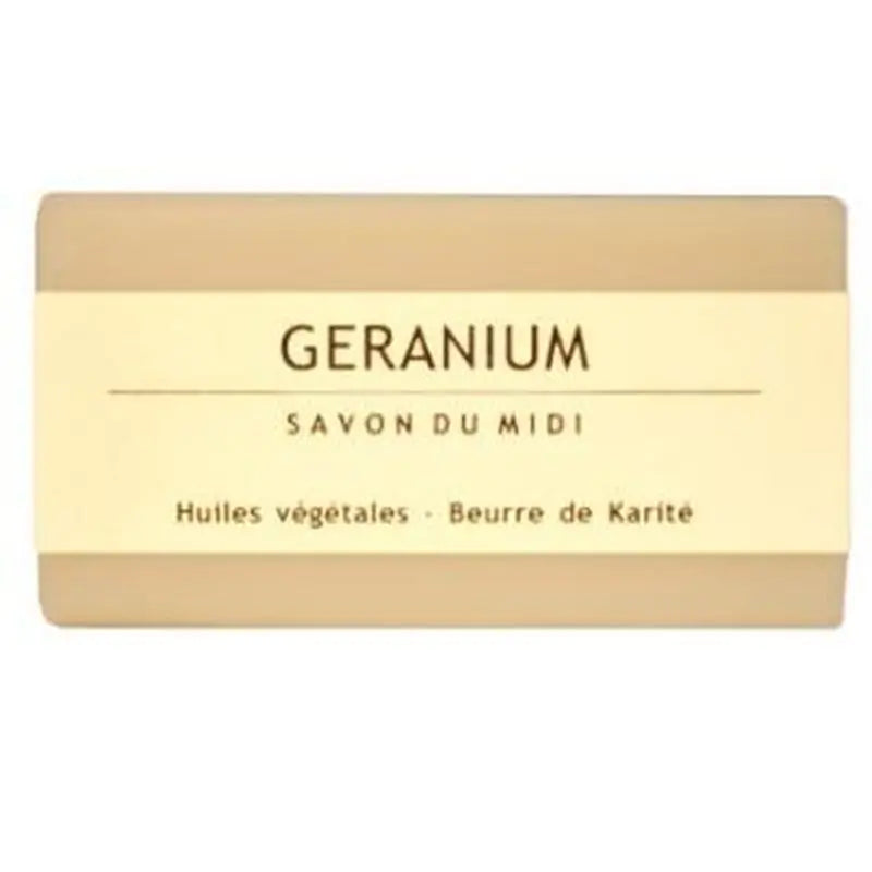 Savon Du Midi Geranium Soap Bar 100Gr. Bio