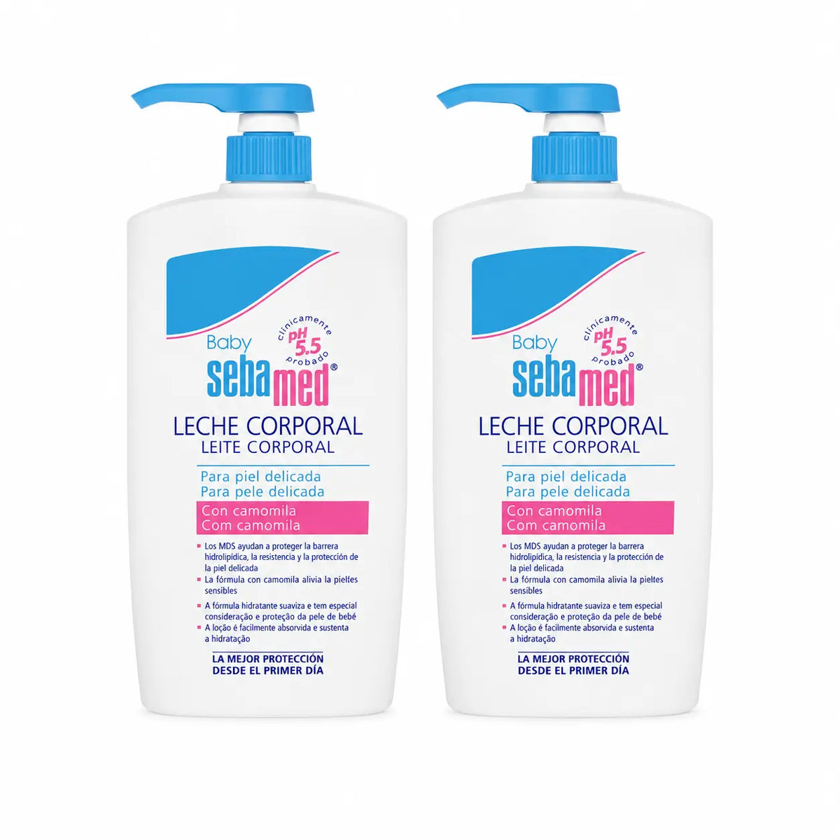 Sebamed Baby Körpermilch für zarte Haut 750 ml, 2er Pack