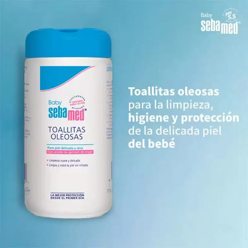 SEBAMED Babyöltücher 70 Stück