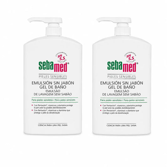 Sebamed Badegel Seifenfreie Emulsion 1000 ml, 2er Pack