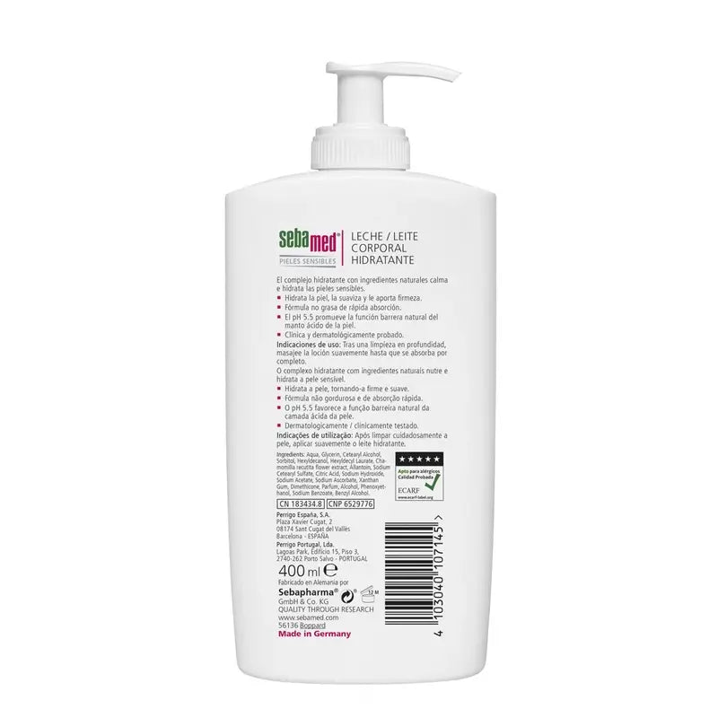 SEBAMED Angereicherte feuchtigkeitsspendende Lotion 400 ml