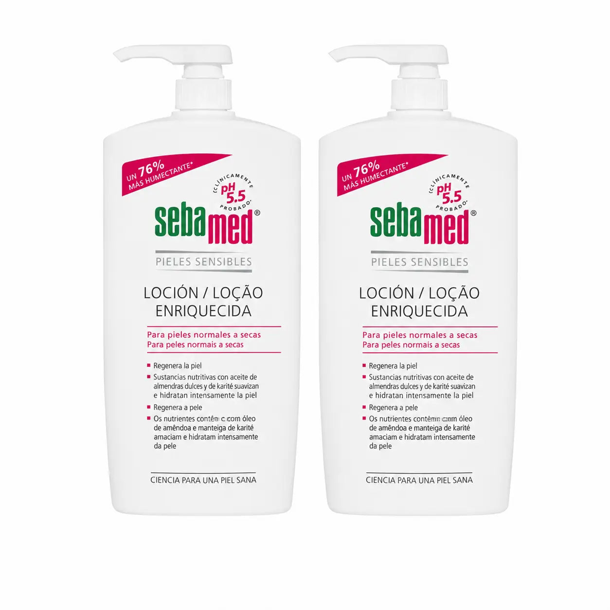 Sebamed Angereicherte Lotion 1000 ml , Packung 2