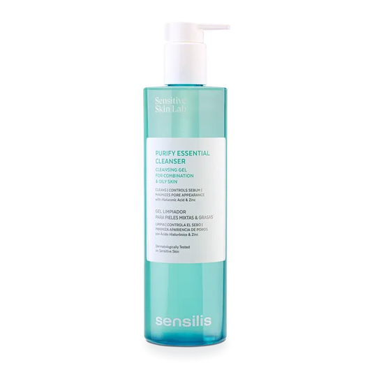 Sensilis Purify Essential Cleanser Reinigungsgel für fettige Haut und Mischhaut 400 ml
