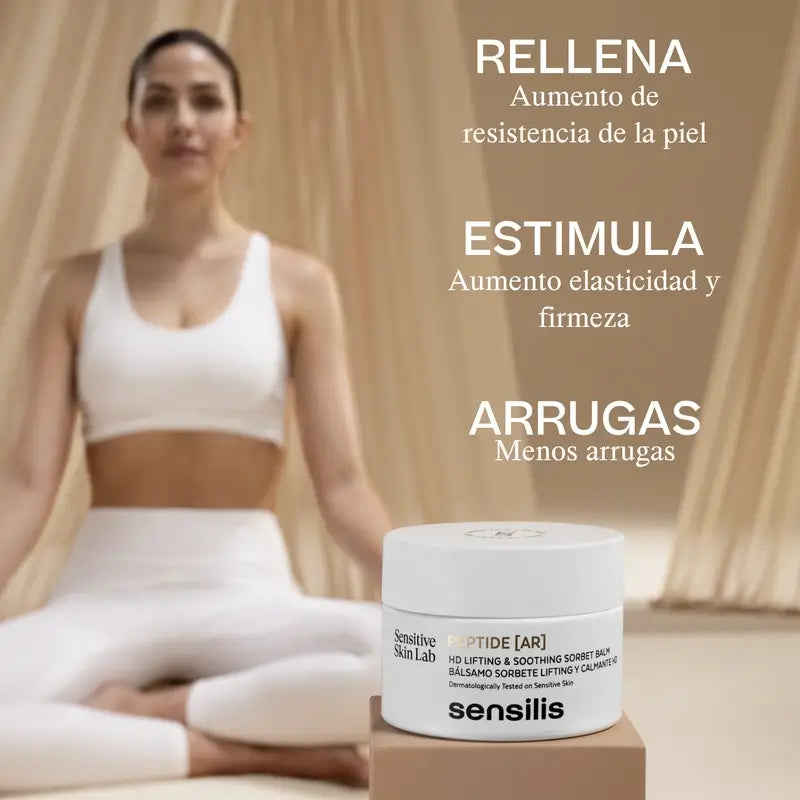 Sensilis Sensilis Peptid [Ar] Sorbet-Balsam mit Lifting-Effekt für trockene Haut, 50 ml