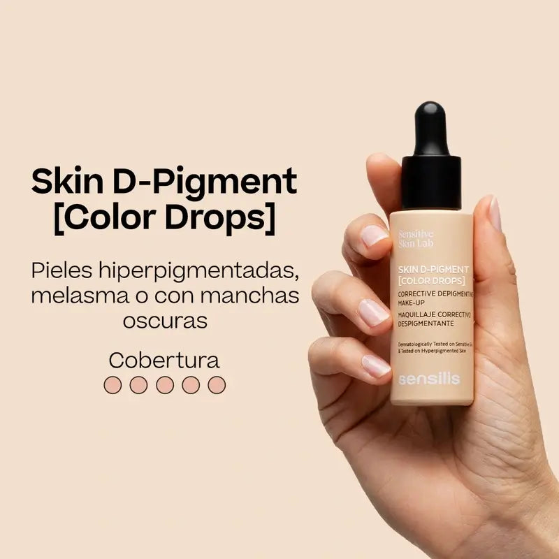 Sensilis Skin D-Pigment Beige Depigmentierender Make-up-Korrektor, 30 ml