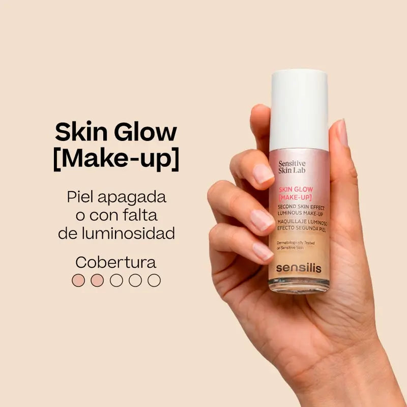 Sensilis Skin Glow Makeup Leuchtendes Makeup - Beige 02, 30 ml