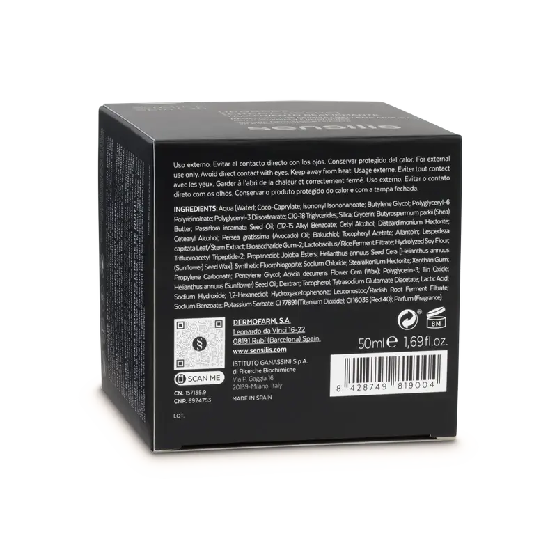 Sensilis Upgrade Straffende und Anti-Falten-Nachtcreme 50 ml