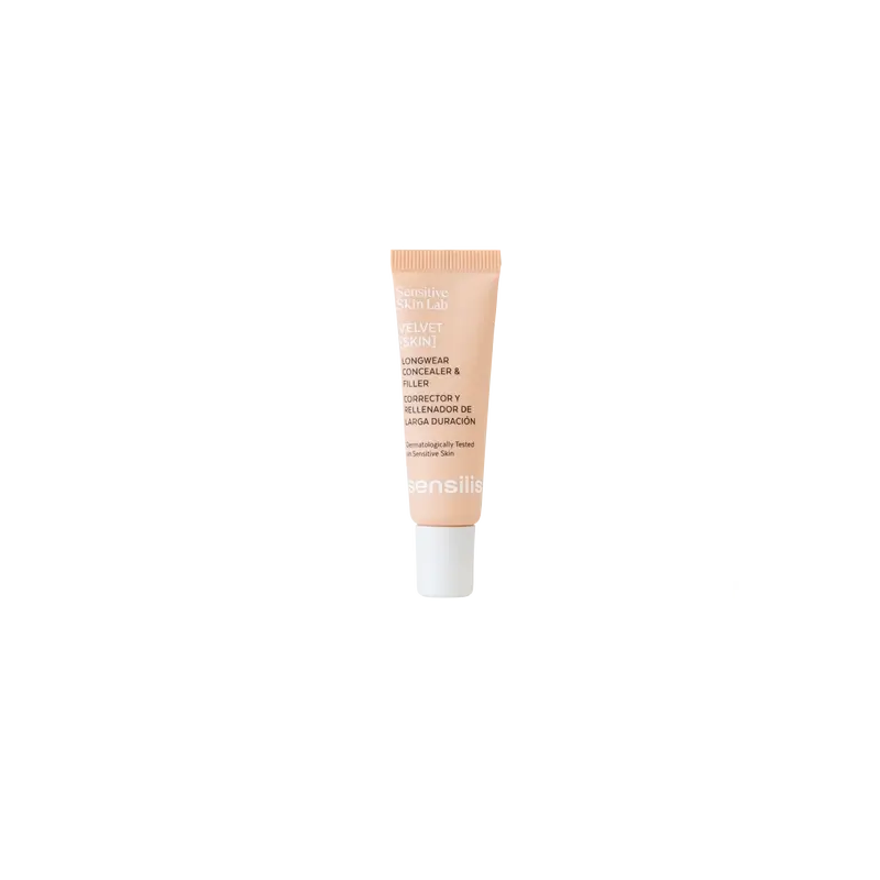 Sensilis Velvet Skin Lang anhaltender flüssiger Concealer mit hoher Deckkraft 02 Beige 7 ml