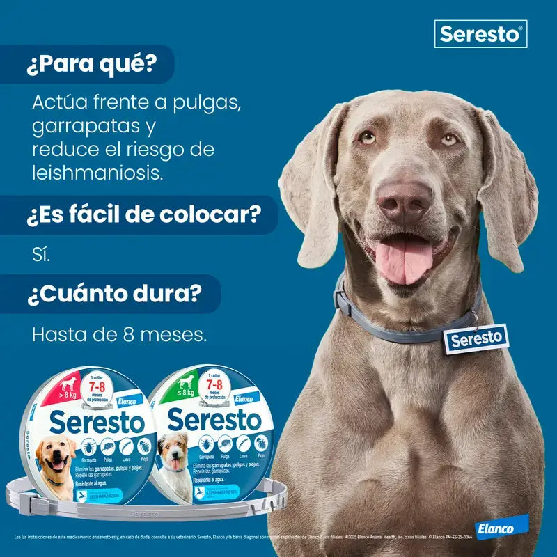 Seresto Hundehalsband -8Kg Small Pack 2 Stück