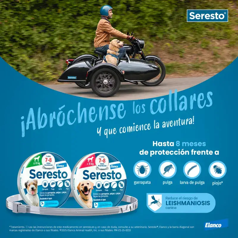 Seresto Hundehalsband -8Kg Small Pack 3 Stück