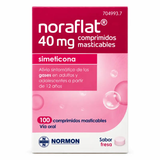 Simethicon Normon 40 mg, 100 Kautabletten