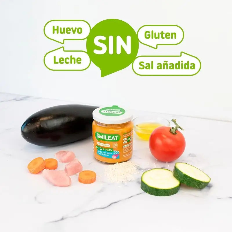 Smileat Reis & Putenbrei mit Gemüse, 6x230 Gr