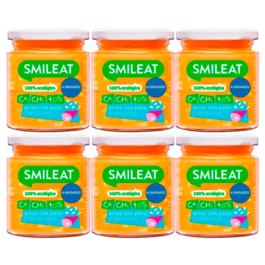 Smileat Reis & Putenbrei mit Gemüse, 6x230 Gr