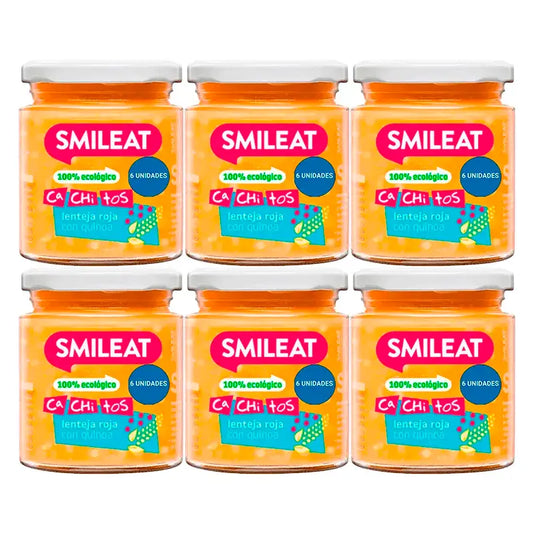 Smileat Bio Linsen- und Quinoabrocken Bio, 6x230g