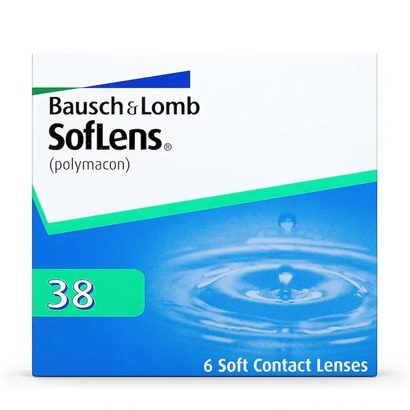 Soflens 38 Sphärische Monatslinsen, 6 Stück