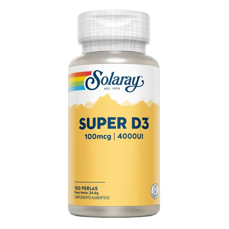 Solaray Super D3 4000 Ui , 100 pearls