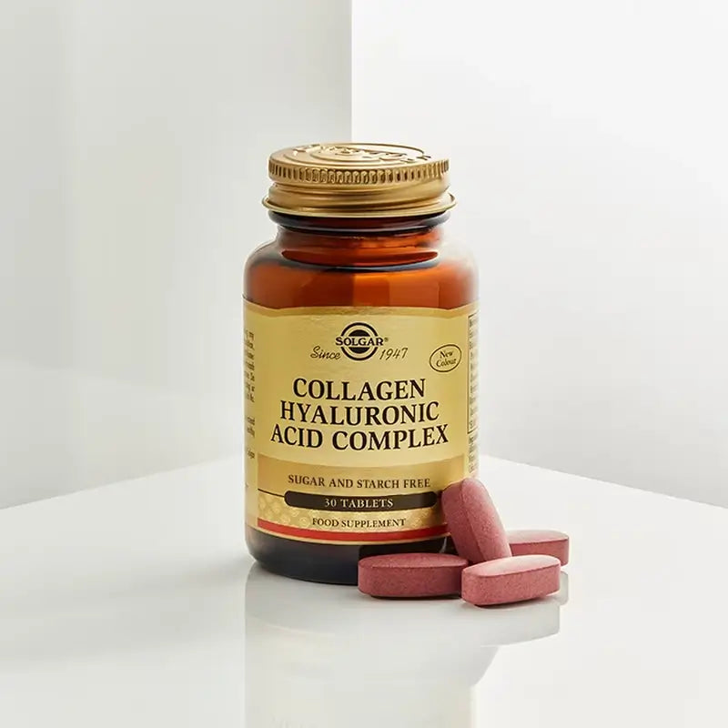 Solgar Hyaluronsäure-Komplex mit Kollagen, 30 Tabletten