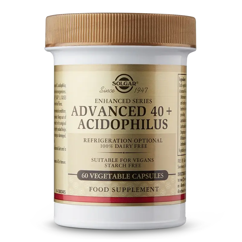 Solgar 40+ Acidophilus Advanced, 60 Kapseln