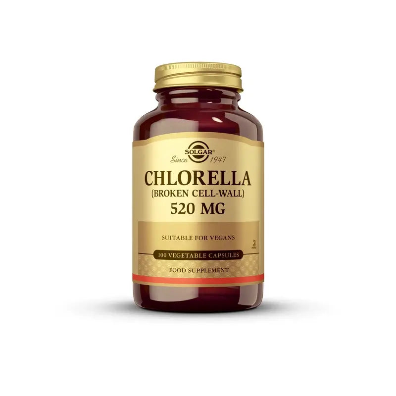 Solgar Chlorella 520mg, 100 Capsules