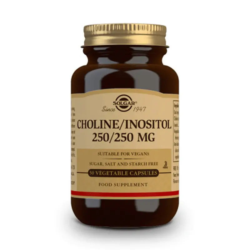 Solgar Choline/Inositol, 50 Capsules