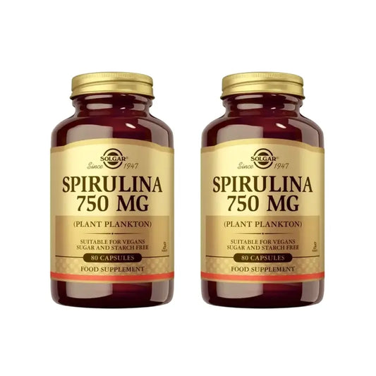 Solgar Spirulina 750Mg, 2X80 Kapseln