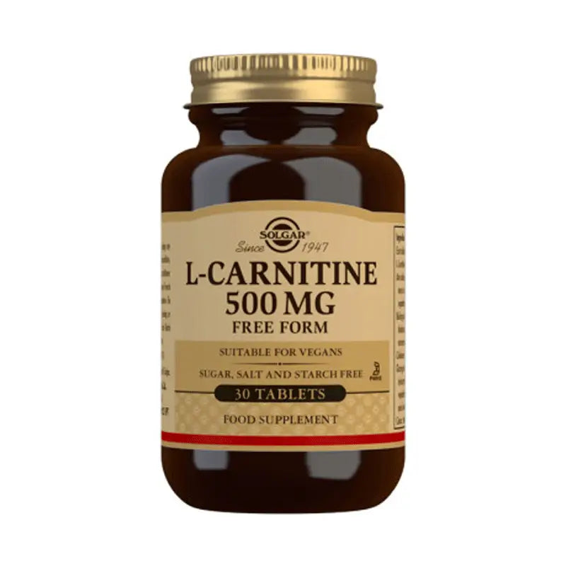 Solgar L-carnitine 500mg, 30 Tablets