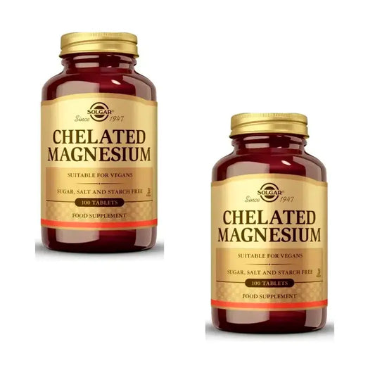 Solgar Chelat-Magnesium Packung 2 x 100 Tabletten