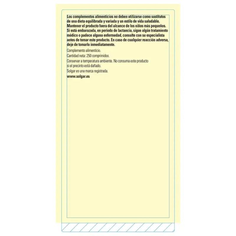 Solgar Magnesium mit Vitamin B6, 250 Tabletten