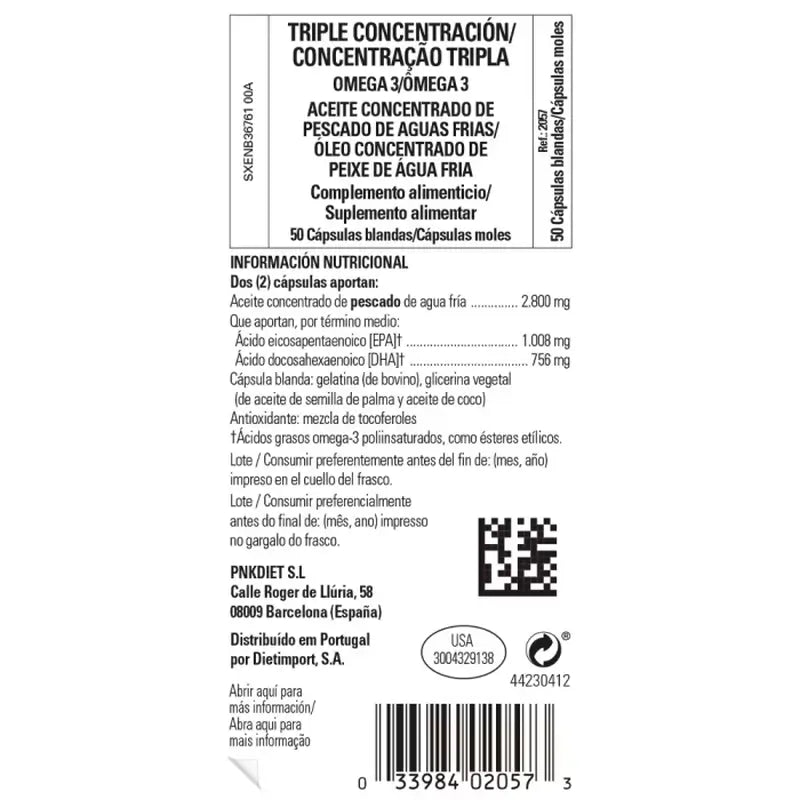 Solgar Omega-3 Dreifach-Konzentration, 100 Kapseln